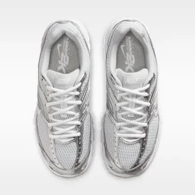 Nike Air Max Moto 2K Women's Shoes with Reflective Accents Grey Fog/Metallic Silver/White [Grey Fog/Metallic Silver/White, Rubber outsole provides durable traction., HQ2056-011]