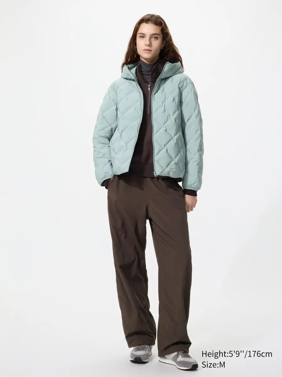 Uniqlo PUFFTECH Parka Navy [Imported, Hand wash cold, Do not dry clean, NAVY]