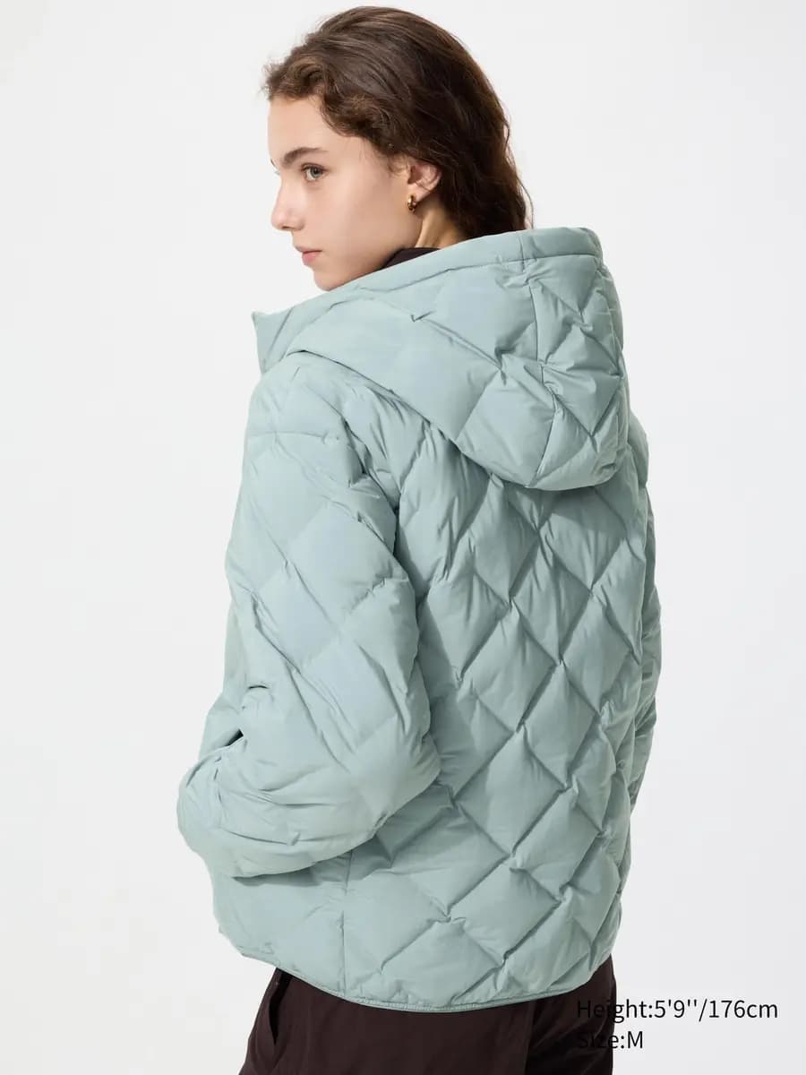 Uniqlo PUFFTECH Parka Navy [Imported, Hand wash cold, Do not dry clean, NAVY]