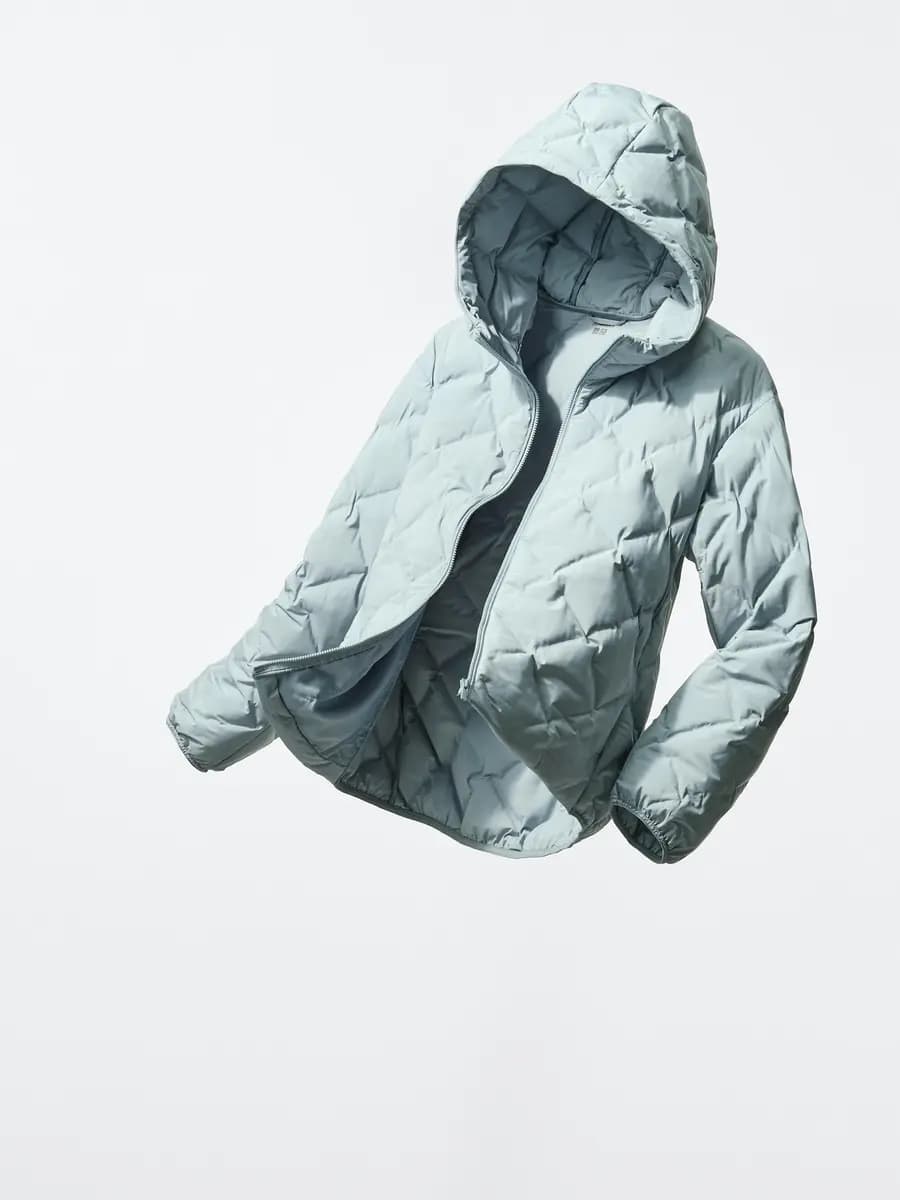 Uniqlo PUFFTECH Parka Navy [Imported, Hand wash cold, Do not dry clean, NAVY]
