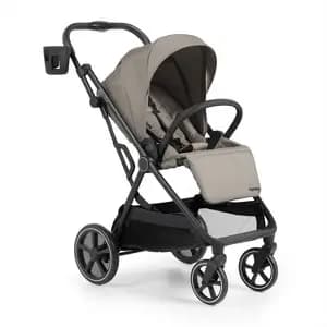 Ingenuity 3D Suite Full-Size Stroller, Reversible Seat, One-Hand Fold, Car Seat Compatible - Beige: 5-Point Harness, 50 lbs Capacity, Metal Frame [Dimensions (Overall) 42.1 Inches 
