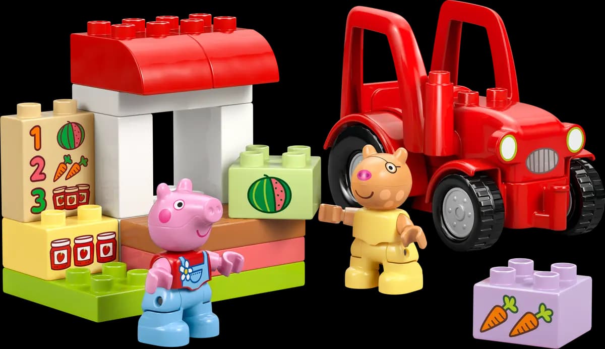 LEGO Tractor and Market 10468 [18 pieces, ages 2+, DUPLOÃƒÆ’Ã†â€™ÃƒÂ¢Ã¢â€šÂ¬Ã…Â¡ÃƒÆ’Ã¢â‚¬Å¡Ãƒâ€šÃ‚Â®]