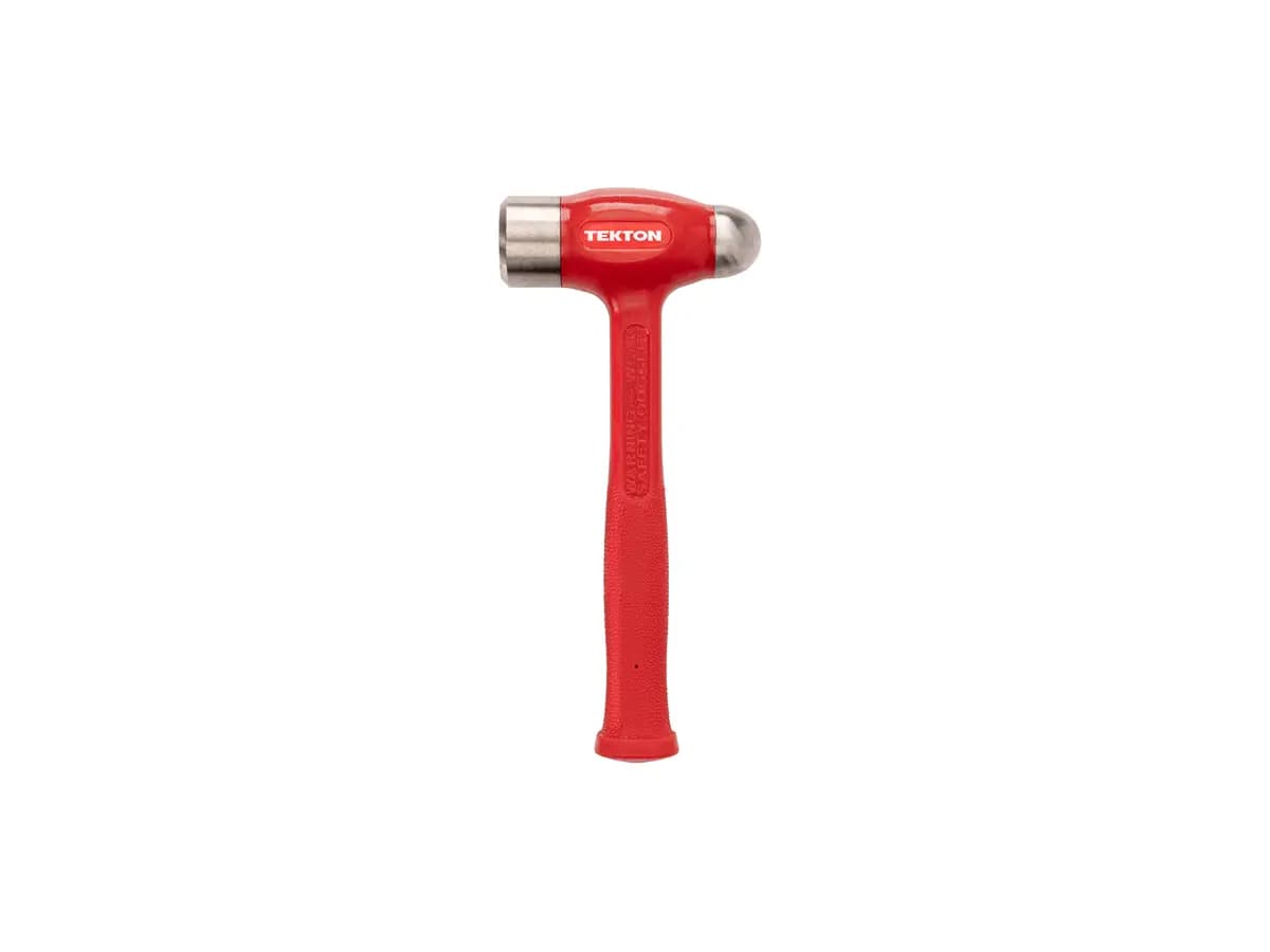 TEKTON 43 oz. Short Handle Ball Peen Dead Blow Hammer [A. Length (in.) 10.6, B. Width (in.) 4.8, C. Height (in.) 1.8]