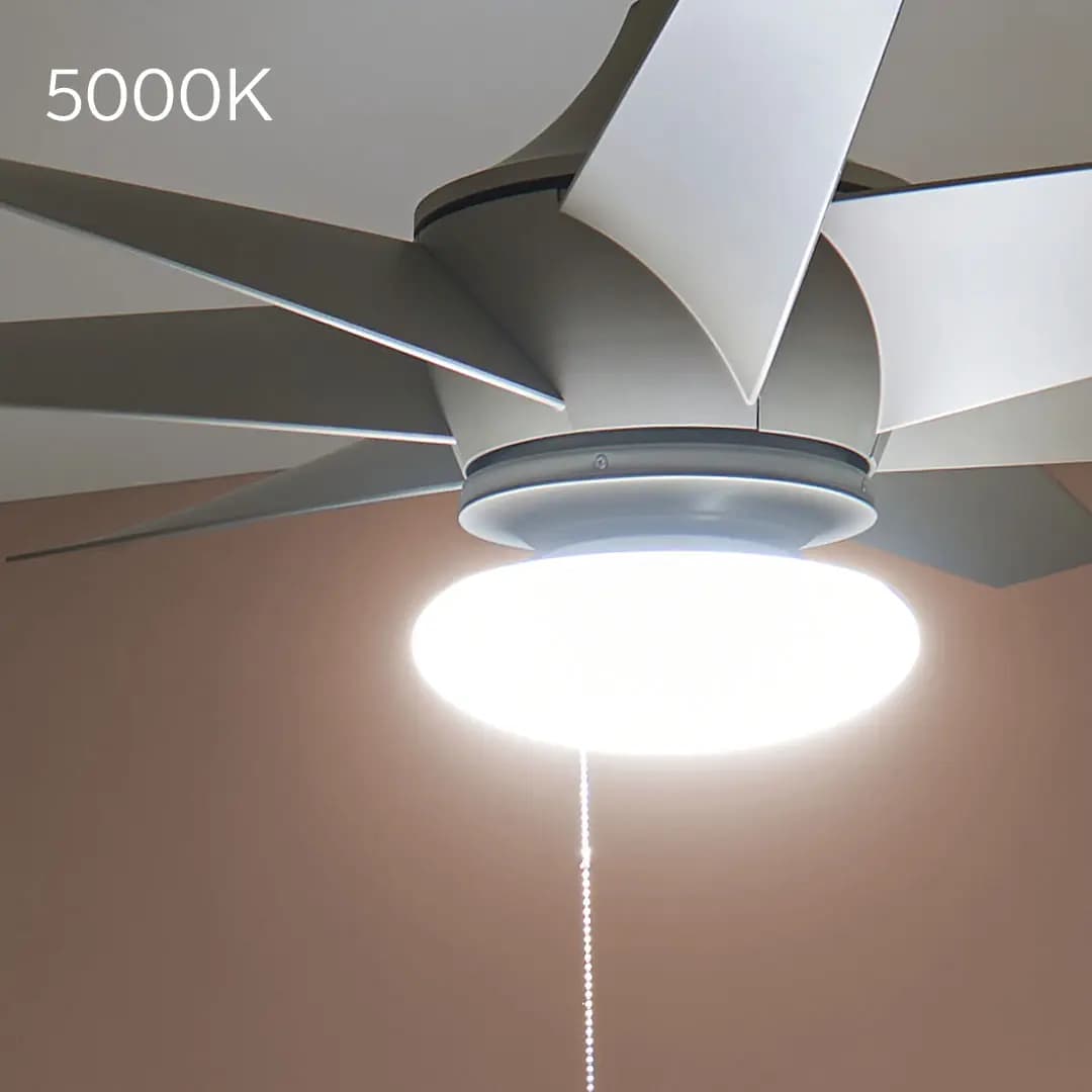 Kichler Fan Light Kit White (380961) [Attribute Selectable CCT, Attribute 2 Built-In Options, Attribute 3000K, 5000K]
