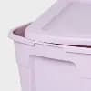 18gal Non-Latching Storage Tote Lavender - Brightroom™ [Plastic, 18 Gallon, Portable, Lidded]