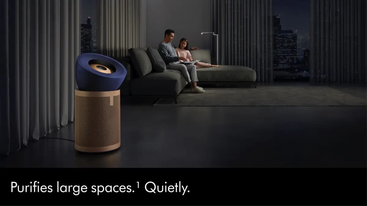 Dyson Purifier Big + Quiet Formaldehyde BP04 (Prussian Blue/Gold) [26.24 lb, 50 degrees, 32.68 in]