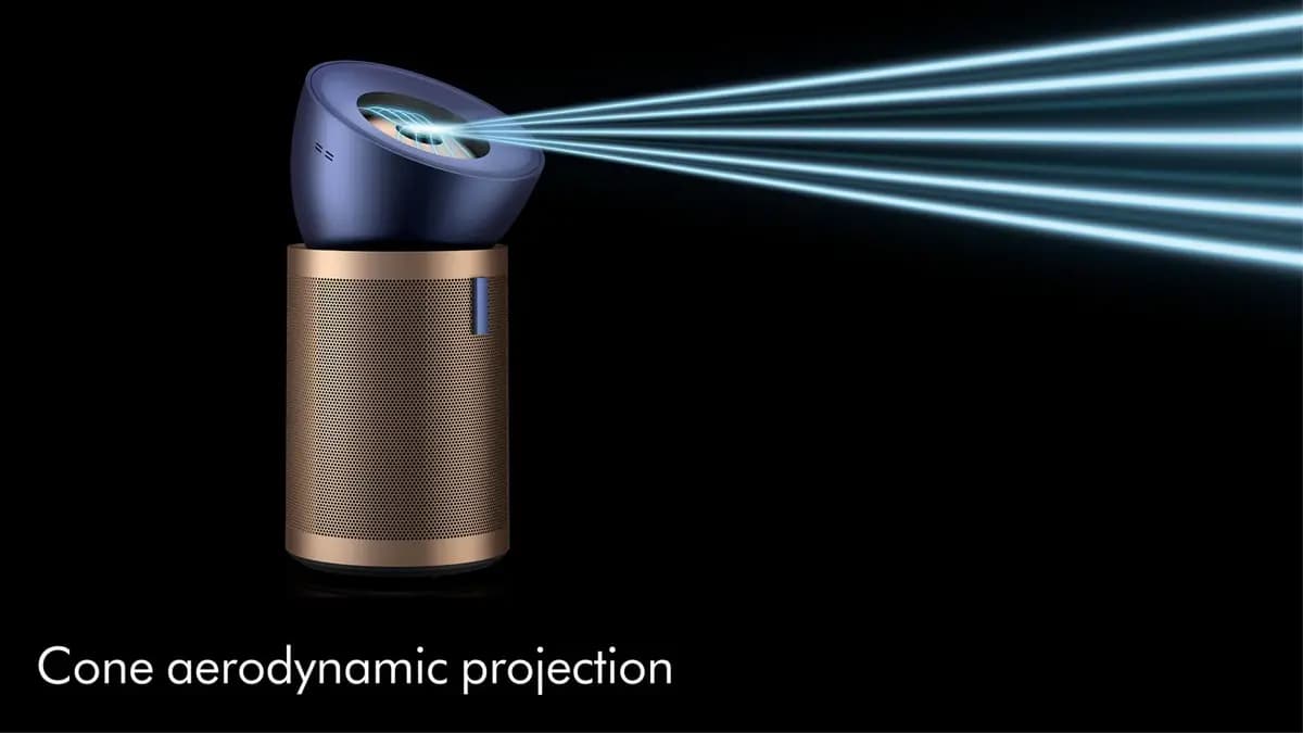 Dyson Purifier Big + Quiet Formaldehyde BP04 (Prussian Blue/Gold) [26.24 lb, 50 degrees, 32.68 in]