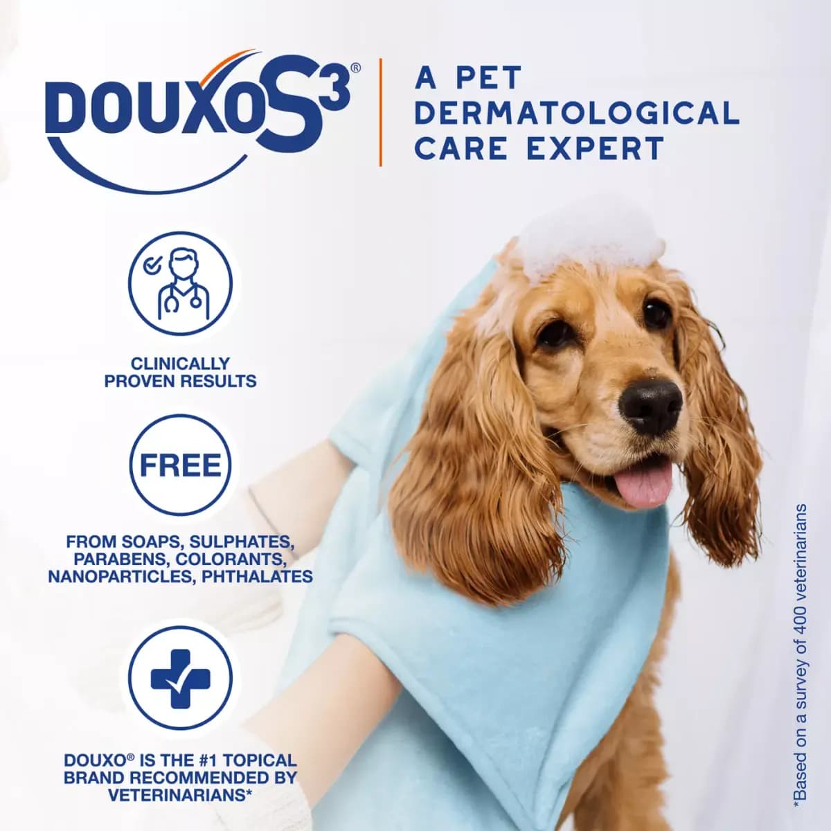 Douxo® S3 PYO Chlorhexidine Antiseptic Antifungal Cleansing Dog Pad Wipes - 30 Count [Product Brand & Name Douxo S3 PYO Antiseptic Antifungal Chlor, Features Antifungal, Includes 1