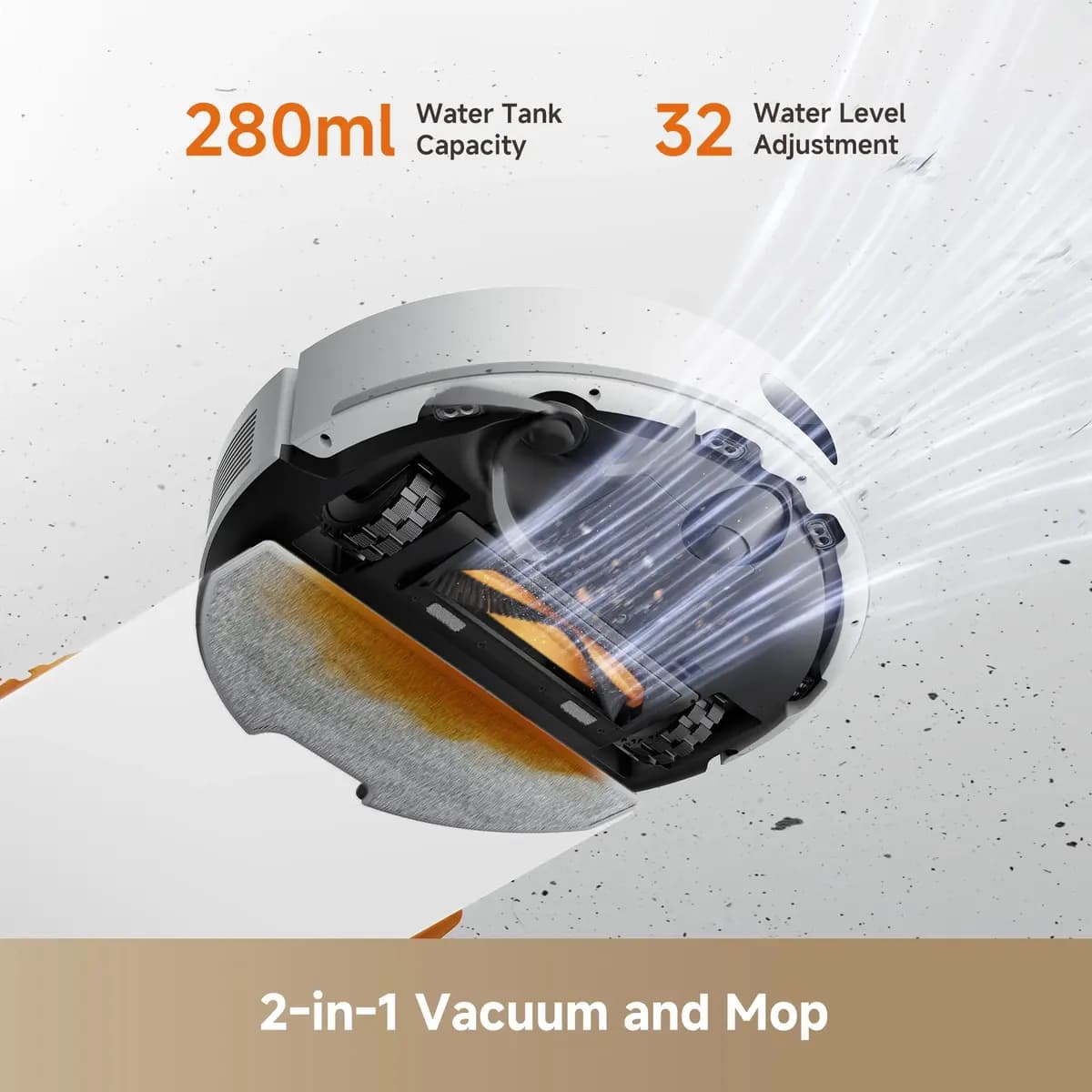 Dreame D20 Air Plus White [325*325*94.7mm, 2.59kg, 20,000Pa]