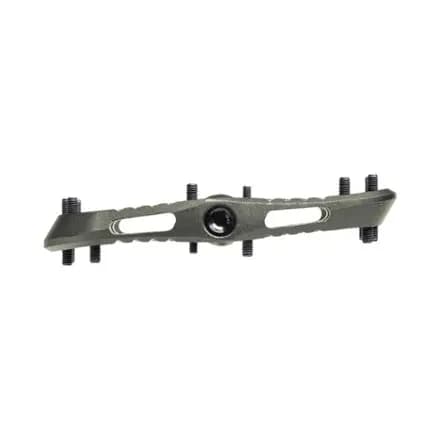 OneUp Components Wave Pedals Grey [Mountain Biking, Flat, Aluminum]