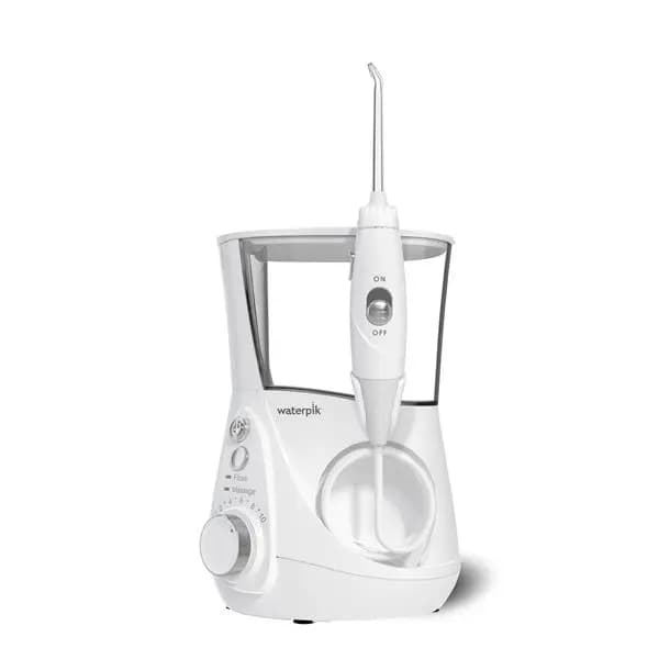 Waterpik White Aquarius Professional Water Flosser – White (WP-670) [13 Ounces ( 384 ml ), 1400, 10]