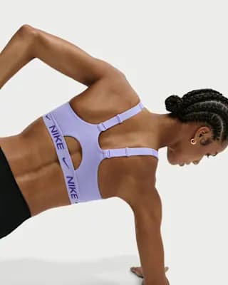 Nike Indy High Support Women's Padded Front-Zip Sports Bra Purple Pulse/Dark Concord [Purple Pulse/Dark Concord, Jacquard chest band, Machine Wash]