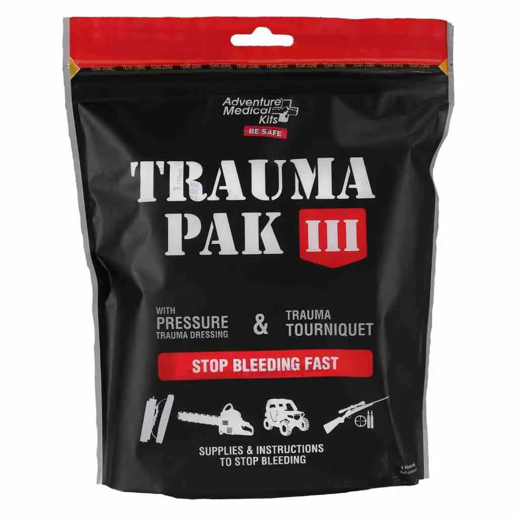 Adventure Medical Kits Trauma Pak III [8 oz, EMT Shears, Triangular Bandage]