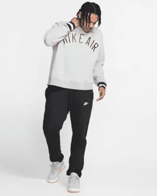 Nike Sportswear Club Fleece Men's Pants Black/Black/White [Body/side pocket palm side: 80-82% cotton/18-20% polyester, Machine wash, XXS-4XL Tall]