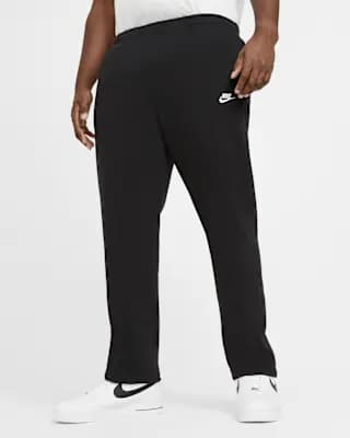 Nike Sportswear Club Fleece Men's Pants Black/Black/White [Body/side pocket palm side: 80-82% cotton/18-20% polyester, Machine wash, XXS-4XL Tall]