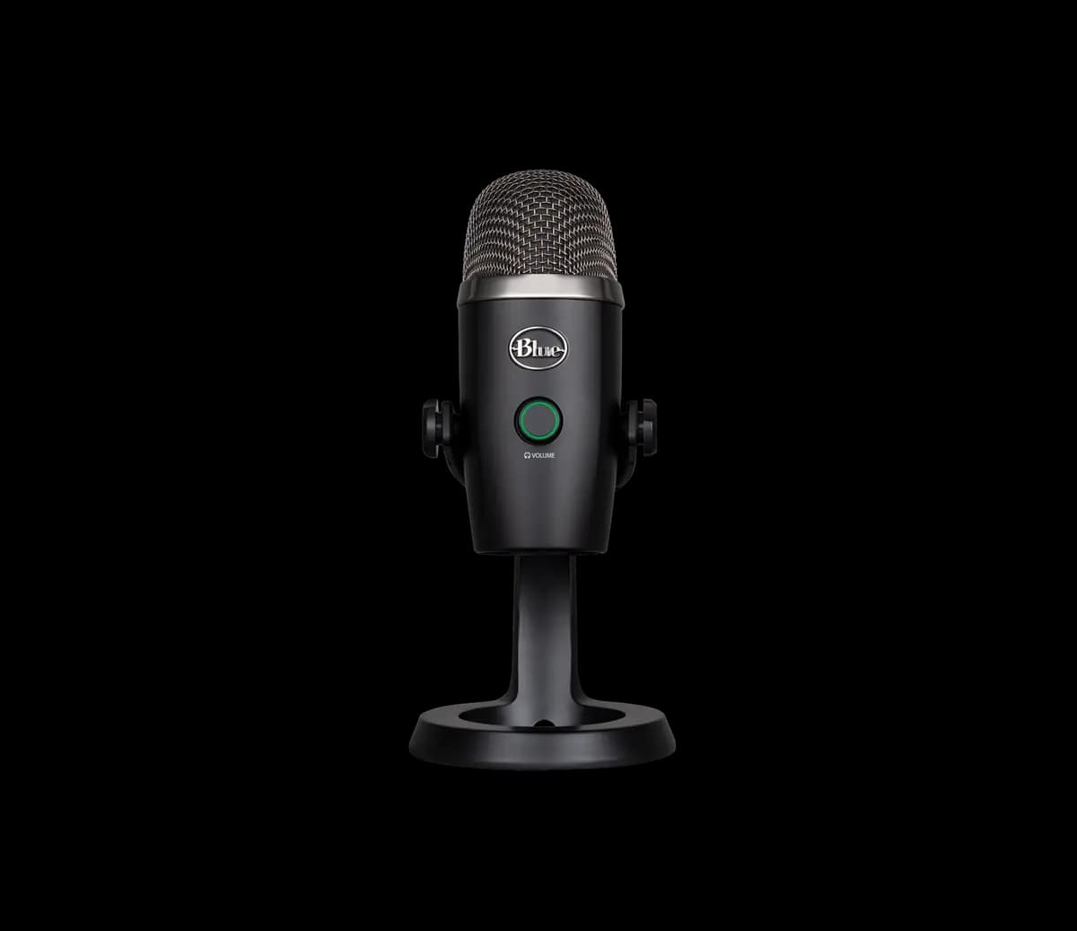 Logitech YETI NANO USB MICROPHONE - Black [8.31 in (21.1 cm), 3.78 in (9.6 cm), 4.29 in (10.9 cm)]