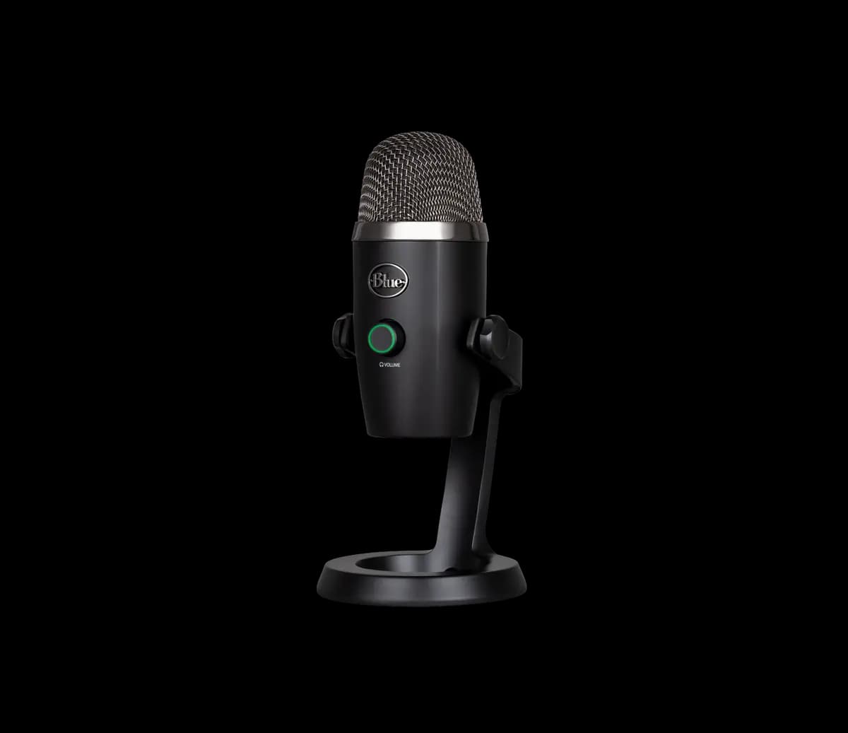 Logitech YETI NANO USB MICROPHONE - Black [8.31 in (21.1 cm), 3.78 in (9.6 cm), 4.29 in (10.9 cm)]