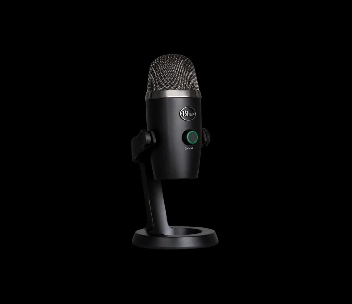 Logitech YETI NANO USB MICROPHONE - Black [8.31 in (21.1 cm), 3.78 in (9.6 cm), 4.29 in (10.9 cm)]