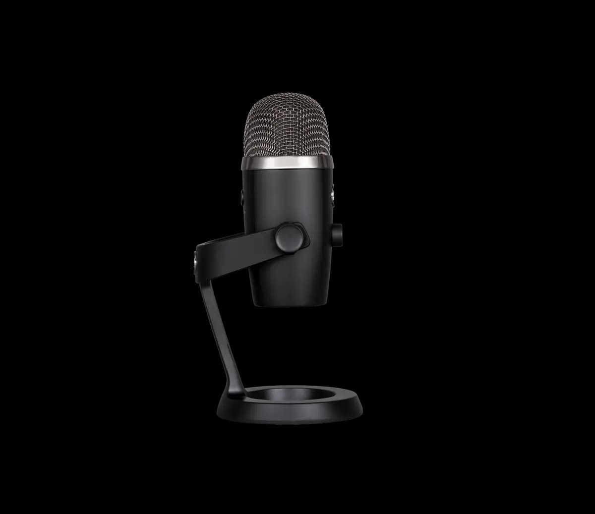 Logitech YETI NANO USB MICROPHONE - Black [8.31 in (21.1 cm), 3.78 in (9.6 cm), 4.29 in (10.9 cm)]