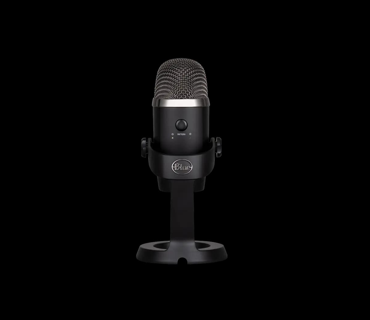 Logitech YETI NANO USB MICROPHONE - Black [8.31 in (21.1 cm), 3.78 in (9.6 cm), 4.29 in (10.9 cm)]