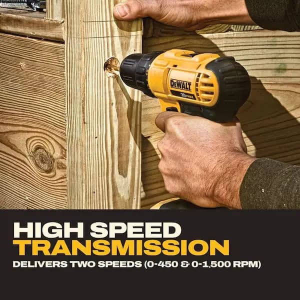DEWALT 20V MAX Cordless 1/2 in. Drill/Driver, (2) 20V 1.3Ah Batteries, Charger and Bag, DCD771C2 [Battery Amp Hours: 1.3 Ah, Battery Power Type: Lithium Ion, Battery Voltage (V): 2