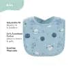 The Peanutshell Terry Baby Bib Set for Boys or Girls, 10-Pack, Feeding, Teething, Drooling, Soft Neutral [Dimensions (Overall) 11 inches (L), 7 inches (W), Suggested Age 0-36 Month