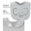 The Peanutshell Terry Baby Bib Set for Boys or Girls, 10-Pack, Feeding, Teething, Drooling, Soft Neutral [Dimensions (Overall) 11 inches (L), 7 inches (W), Suggested Age 0-36 Month