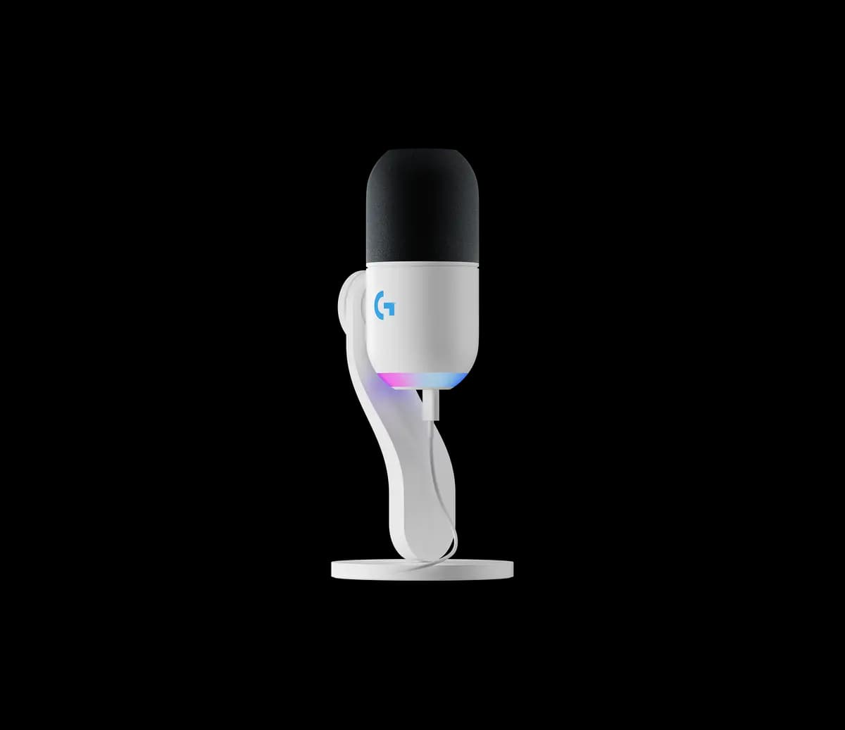 Logitech YETI GX - White [6.69 in (170 mm), 3.94 in (100 mm), 3.94 in (100 mm)]