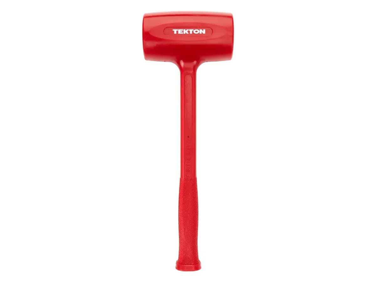 TEKTON 53 oz. Dead Blow Hammer [A. Length (in.) 15.4, B. Width (in.) 5.4, C. Height (in.) 2.8]