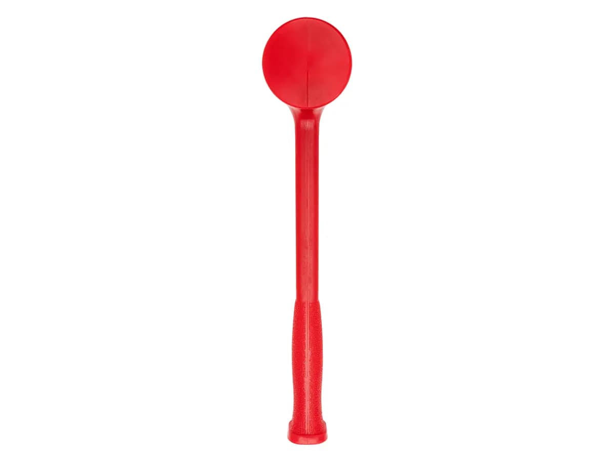 TEKTON 53 oz. Dead Blow Hammer [A. Length (in.) 15.4, B. Width (in.) 5.4, C. Height (in.) 2.8]