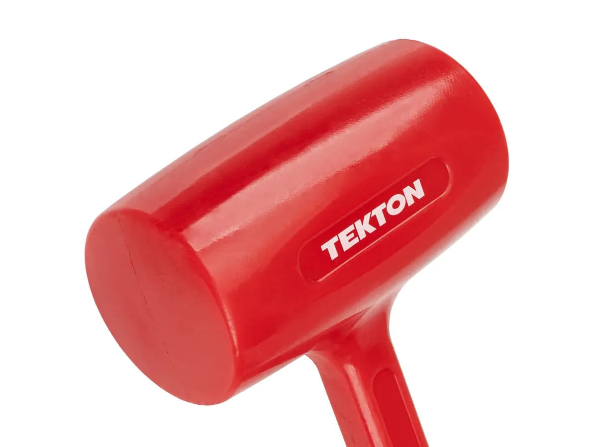 TEKTON 53 oz. Dead Blow Hammer [A. Length (in.) 15.4, B. Width (in.) 5.4, C. Height (in.) 2.8]