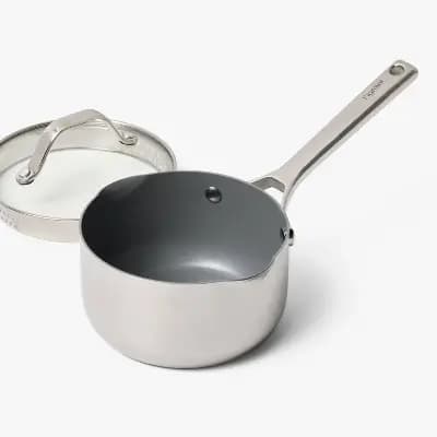 Figmint 1.5qt Nonstick Ceramic Coated Stainless Steel Sauce Pan - Figmintâ„¢ [18/0 Stainless Steel, 1.5 Quart, 6.3 Inches]