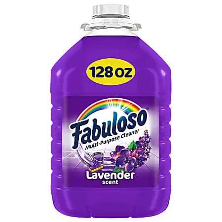Fabuloso Multi-Purpose Cleaner, Lavender Scent, 128 Oz [color Purple, Fragrance Floral, Number Of Containers 1, Solvent Parts (For Dilution Ratio) 128]