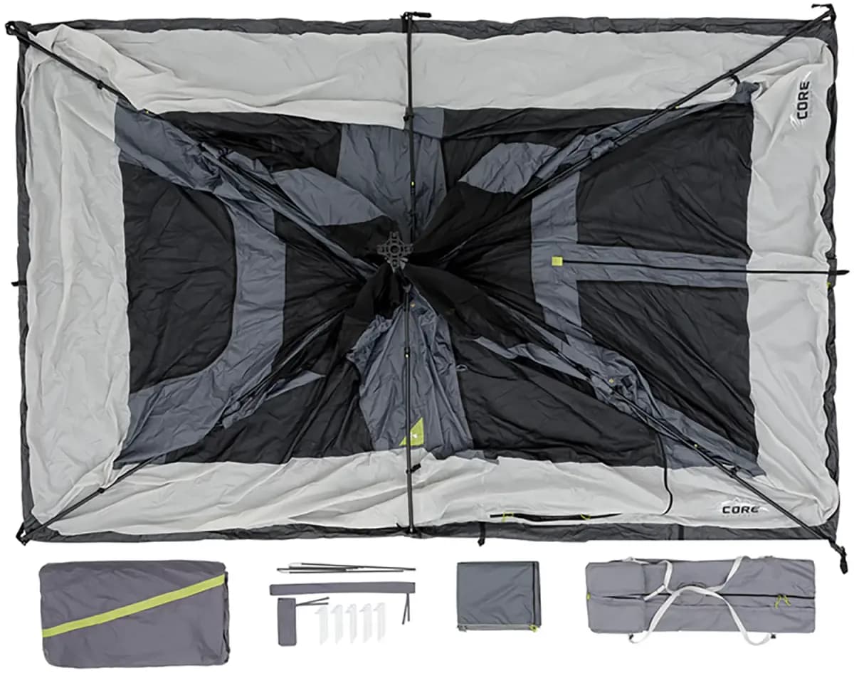 CORE Equipment CORE Equipment 9 Person Instant Cabin Tent with Full Fly [126, Tents, 40]