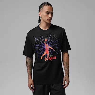 Jordan Brooklyn Men's Long-Sleeve Crew Black [Black, 100% cotton, Machine wash]