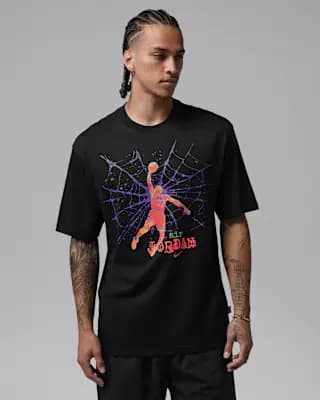 Jordan Brooklyn Men's Long-Sleeve Crew Black [Black, 100% cotton, Machine wash]
