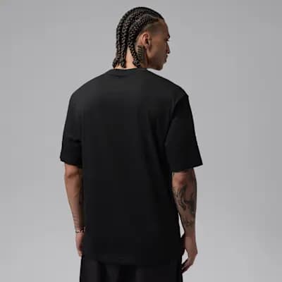 Jordan Brooklyn Men's Long-Sleeve Crew Black [Black, 100% cotton, Machine wash]