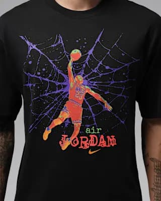 Jordan Brooklyn Men's Long-Sleeve Crew Black [Black, 100% cotton, Machine wash]