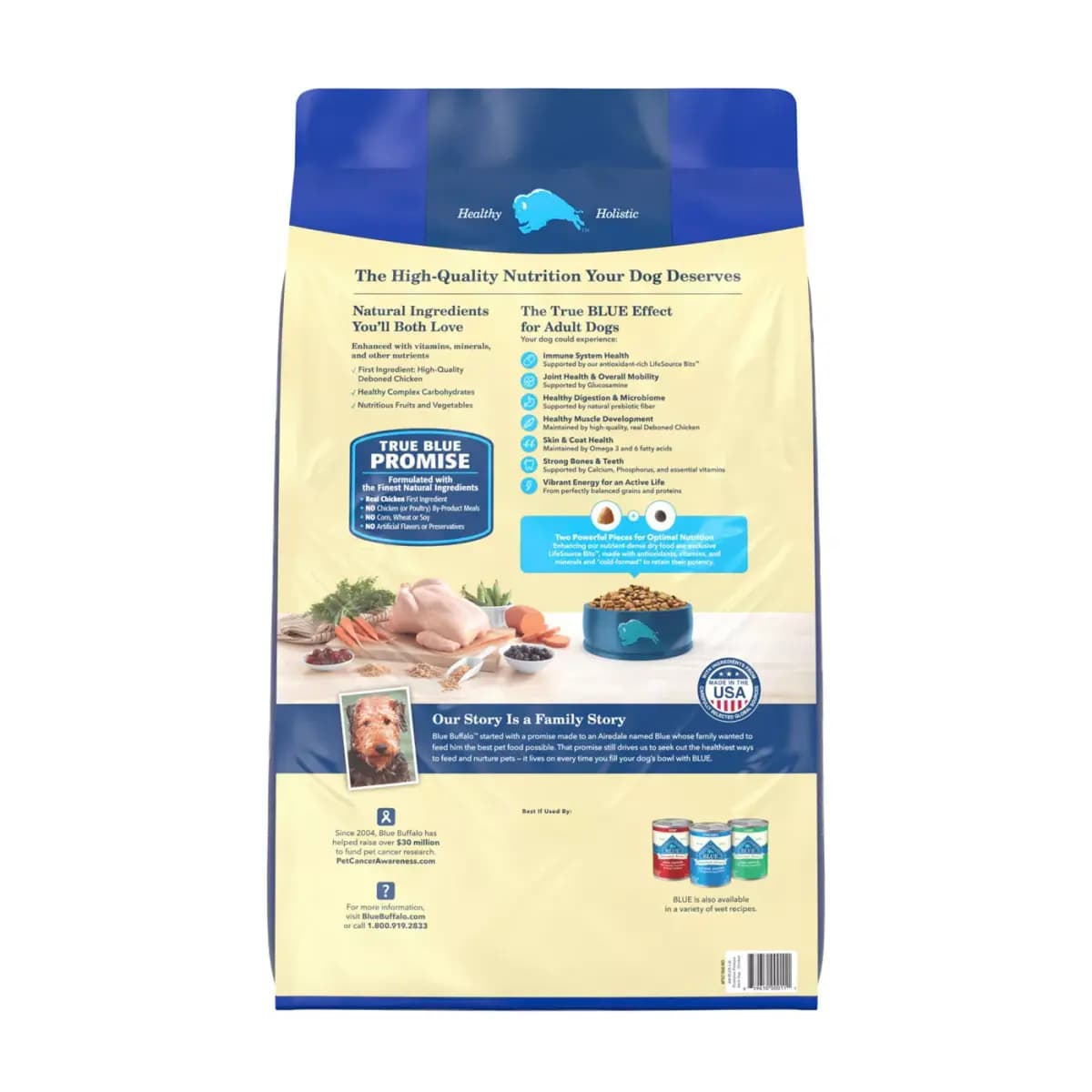 Blue Buffalo Life Protection Formula Chicken & Brown Rice Adult Dry Dog Food [Species Dog, Brand Blue Buffalo, Brand Blue Buffalo Life Protection Formula Adu, Food Type Kibble]