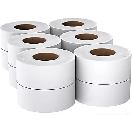 Scott® High-Capacity 2-Ply Jumbo Roll Toilet Paper, 25% Recycled, 1000' Per Roll, Pack Of 12 Rolls [color White, size class Standard, number of sheets per roll 3380, Number Of Roll