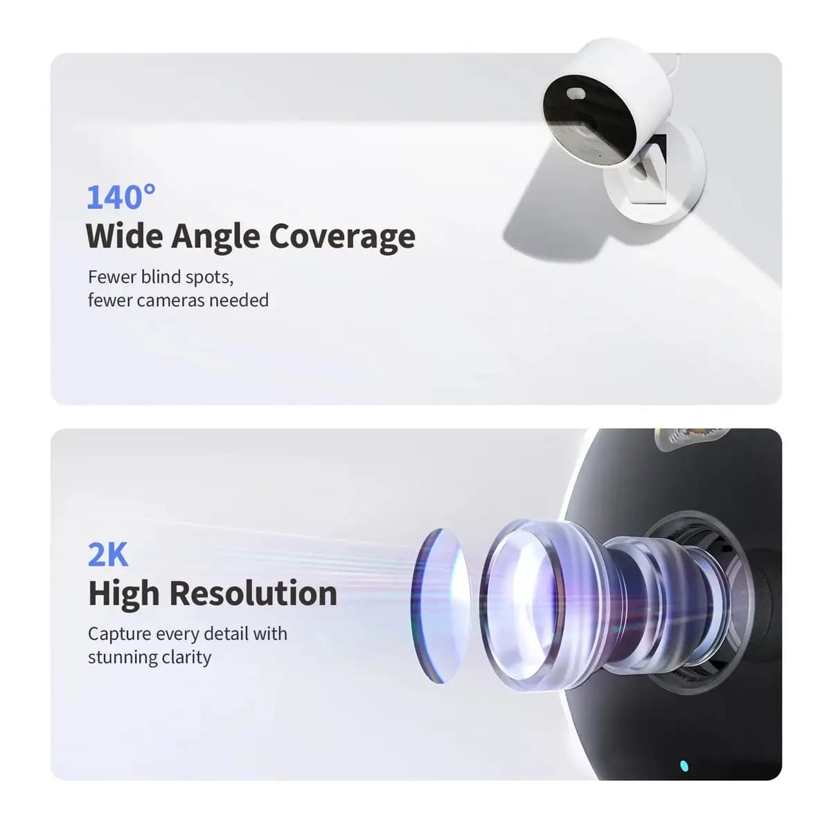 Aqara Camera G100 White [2304 x 1296, 140 degrees (diagonal), 5V 1A]