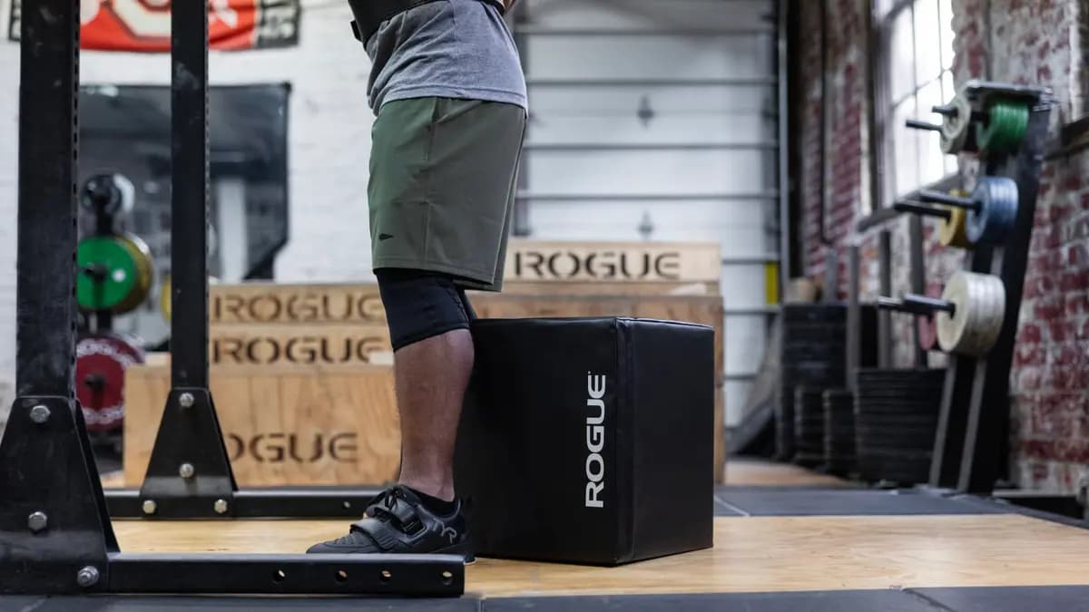 Rogue Fitness Rogue Foam Squat Box [Black, Yes, 6LB]