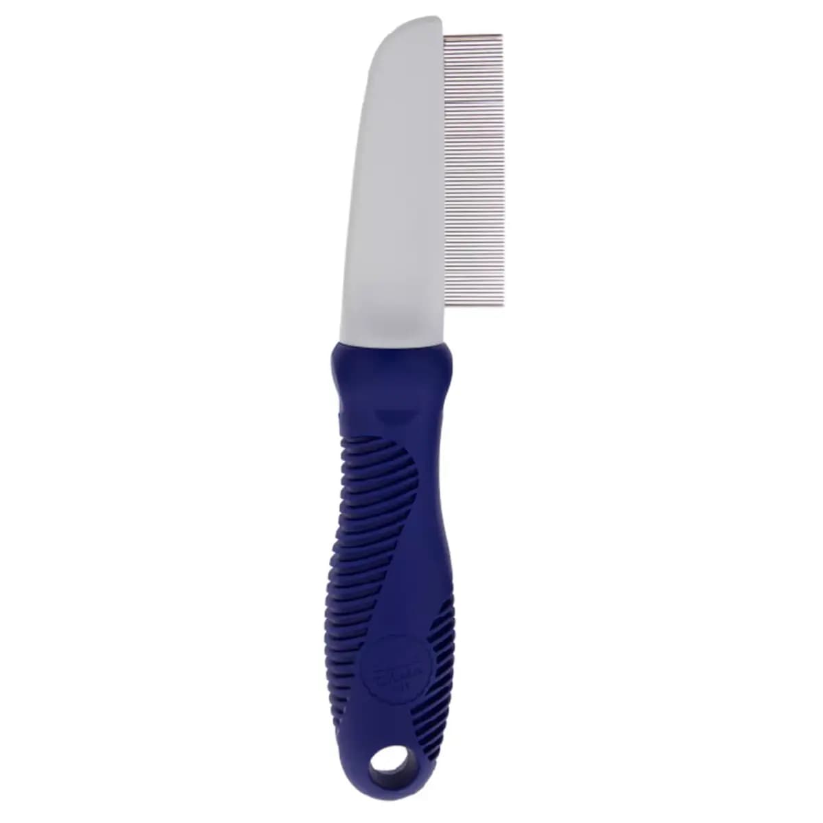 Whisker City® Pet Flea Comb [Brand Whisker City®, Includes 1 Flea Comb, Intended For Cats, Color Blue, Grey]