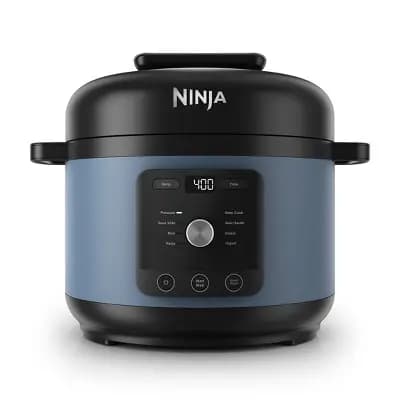 Ninja 6.5 Qt HyperHeat 9-in-1 Multi-Cooker, PFAS-Free Electric Pressure Cooker, Blue Macaron [10 Pounds, Metal, 2.04 cubic-ft]