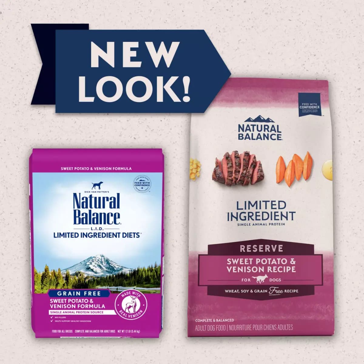 Natural Balance Limited Ingredient Diet Adult Dry Dog Food - Grain Free, Sweet Potato & Venison [Brand Natural Balance, Food Type Kibble, Breed Size All, Life Stage Adult]
