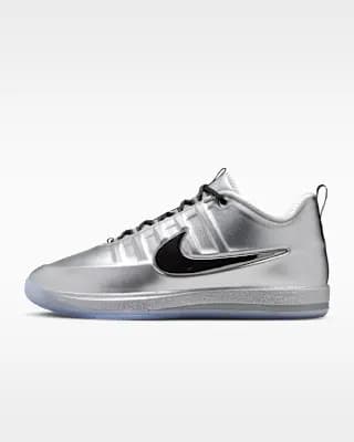 Book 2 "Iron Fist" Basketball Shoes Metallic Silver/Black/Metallic Silver [Metallic Silver/Black/Metallic Silver, M 7 / W 8.5, M 7.5 / W 9, M 8 / W 9.5, M 8.5 / W 10, M 9 /, Leathe