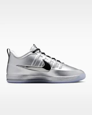 Book 2 "Iron Fist" Basketball Shoes Metallic Silver/Black/Metallic Silver [Metallic Silver/Black/Metallic Silver, M 7 / W 8.5, M 7.5 / W 9, M 8 / W 9.5, M 8.5 / W 10, M 9 /, Leathe