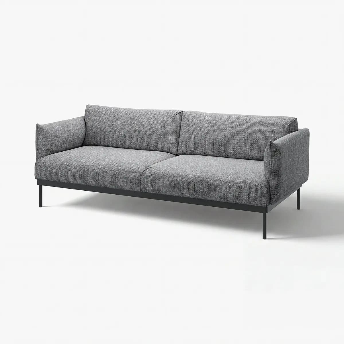IKEA ÄPPLARYD Sofa, Lejde gray/black [Width 91 ", Depth 36 5/8 ", Seat height 18 1/2 "]