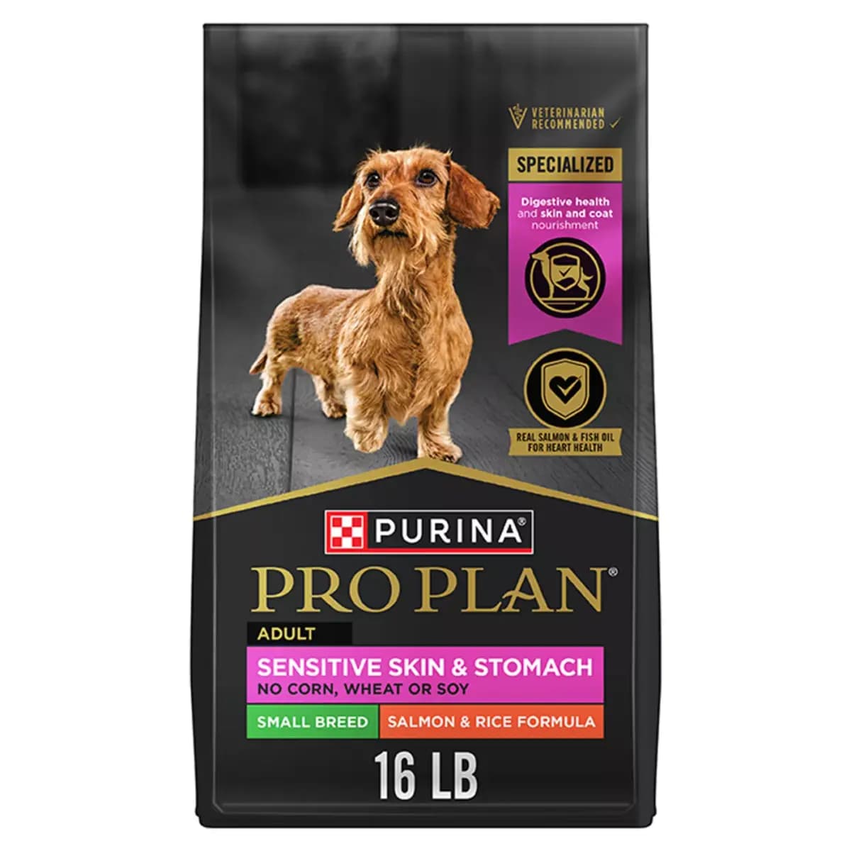 Pro Plan Sensitive Skin & Stomach Formula Purina Pro Plan Sensitive Skin and Stomach Dry Dog Food Small Breed, Adult Salmon & Rice Formula [Brand Pro Plan Sensitive Skin & Stomach 
