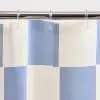 13pc PEVA Checkerboard Shower Curtain and Rings Set Multi - Room Essentials™ [72 Inches (H) x 70 Inches (W), .72 Pounds, Pressed or Molded]